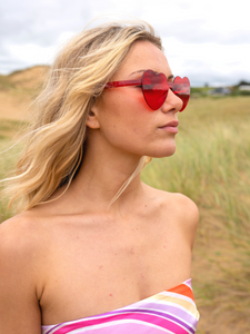 Red heart sunglasses